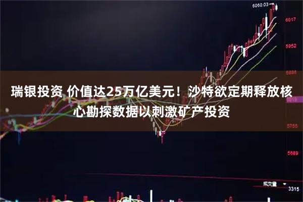 瑞银投资 价值达25万亿美元！沙特欲定期释放核心勘探数据以刺激矿产投资